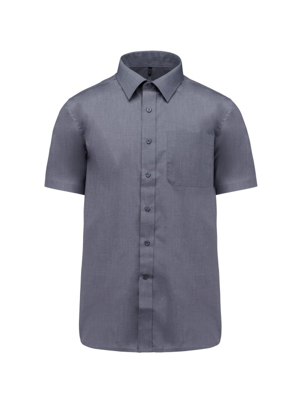 Camisa popeline manga curta de tratamento fcil - K551C