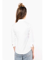Camisa popeline manga a 3 /4  de tratamento fcil - K558