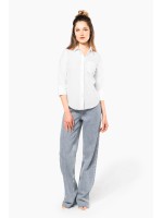 Camisa popeline manga a 3 /4  de tratamento fcil - K558