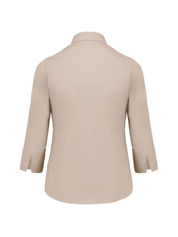Camisa popeline manga a 3 /4  de tratamento fcil - K558C