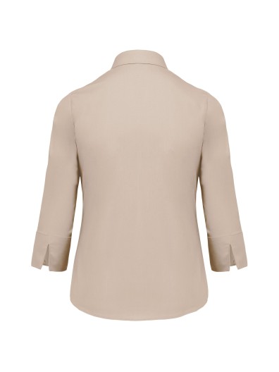 Camisa popeline manga a 3 /4  de tratamento fcil - K558C