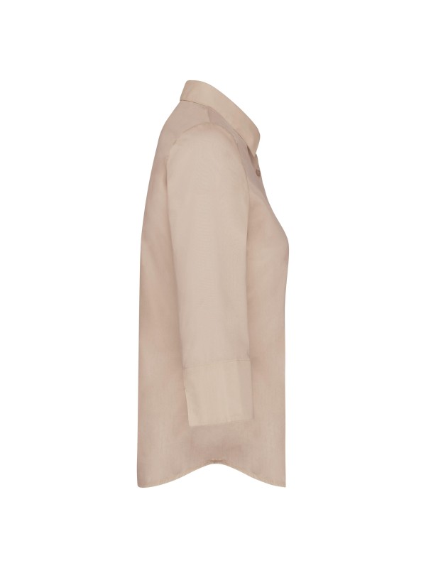 Camisa popeline manga a 3 /4  de tratamento fcil - K558C