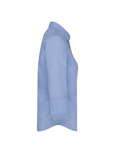 Camisa popeline manga a 3 /4  de tratamento fcil - K558C