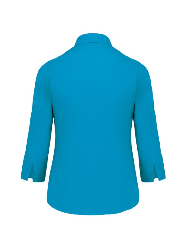 Camisa popeline manga a 3 /4  de tratamento fcil - K558C