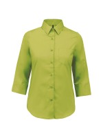 Camisa popeline manga a 3 /4  de tratamento fcil - K558C
