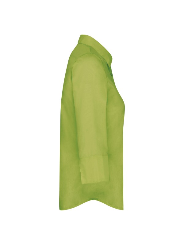 Camisa popeline manga a 3 /4  de tratamento fcil - K558C