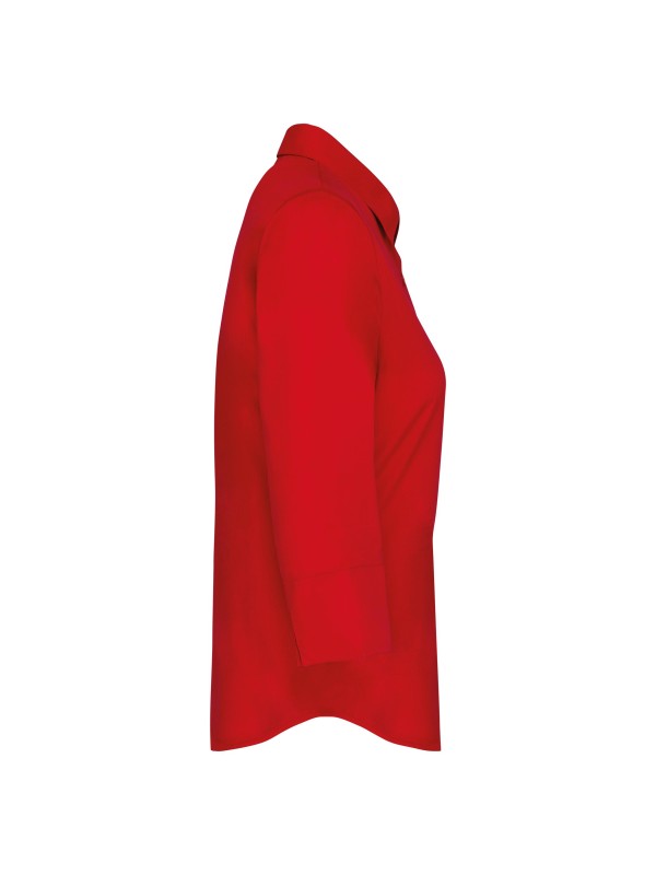 Camisa popeline manga a 3 /4  de tratamento fcil - K558C