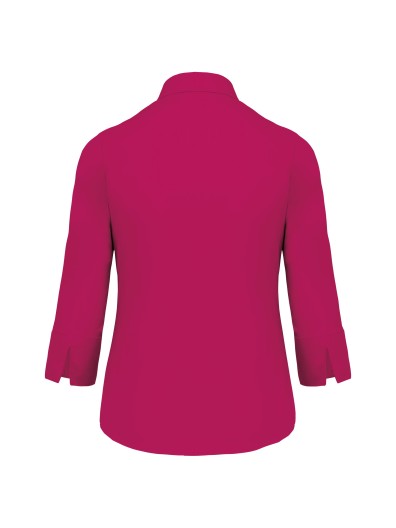 Camisa popeline manga a 3 /4  de tratamento fcil - K558C
