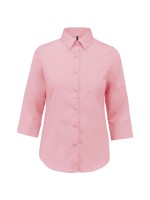 Camisa popeline manga a 3 /4  de tratamento fcil - K558