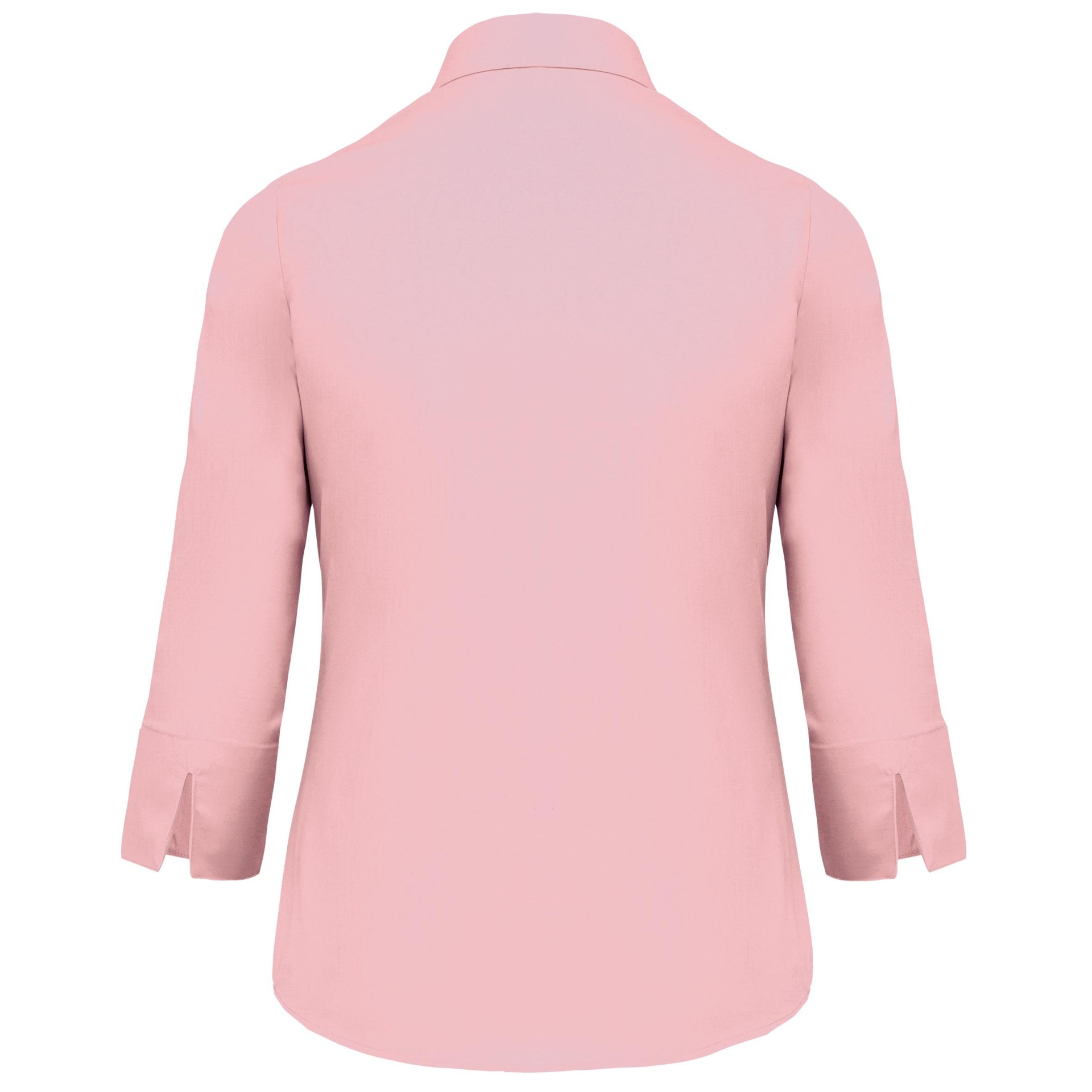 Camisa popeline manga a 3 /4 de tratamento fácil - K558