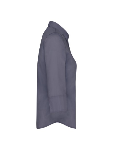 Camisa popeline manga a 3 /4  de tratamento fcil - K558C