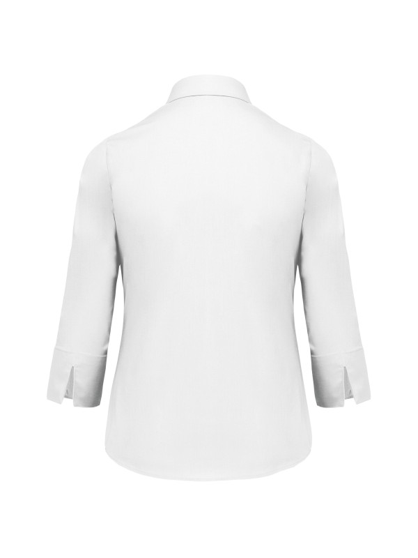 Camisa popeline manga a 3 /4  de tratamento fcil - K558