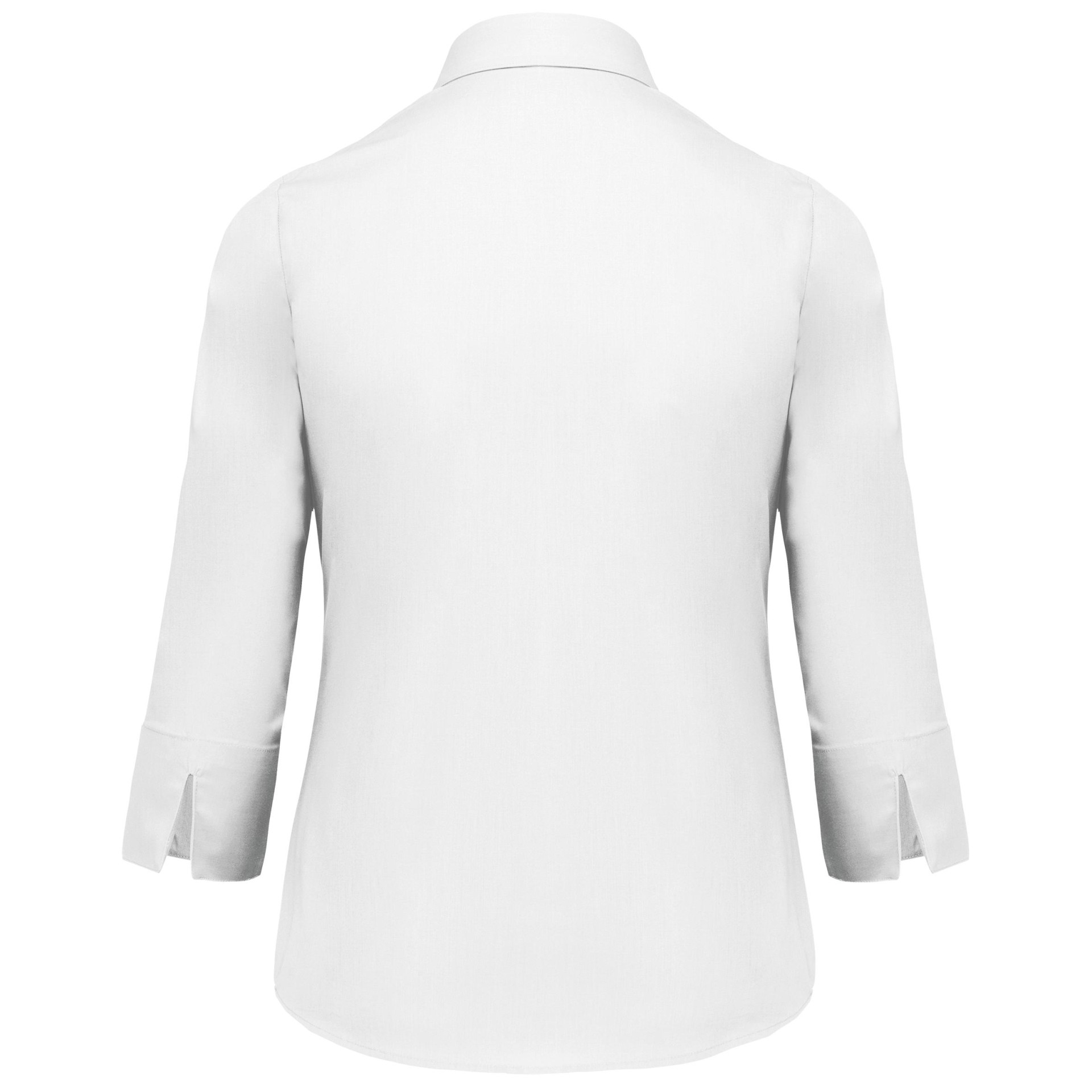 Camisa popeline manga a 3 /4 de tratamento fácil - K558