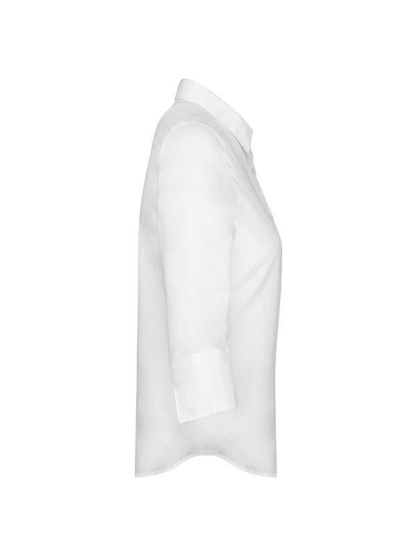 Camisa popeline manga a 3 /4  de tratamento fcil - K558