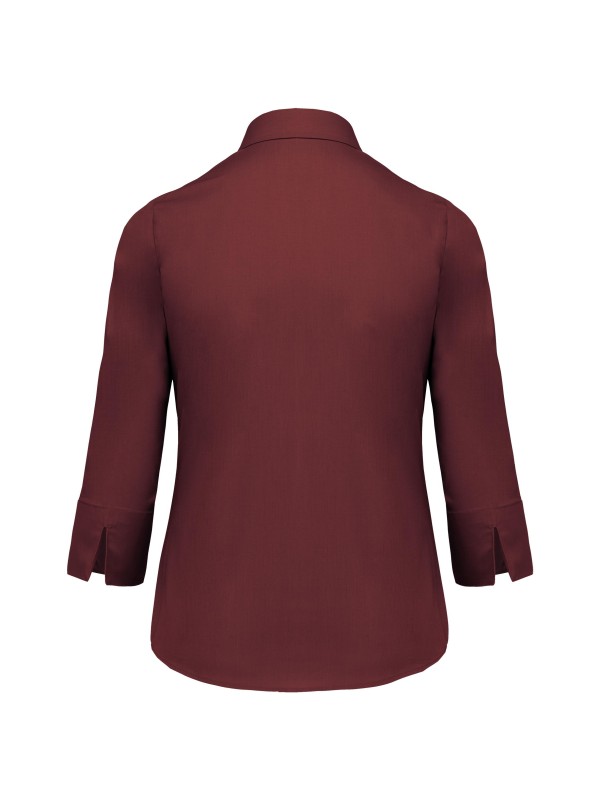 Camisa popeline manga a 3 /4  de tratamento fcil - K558C