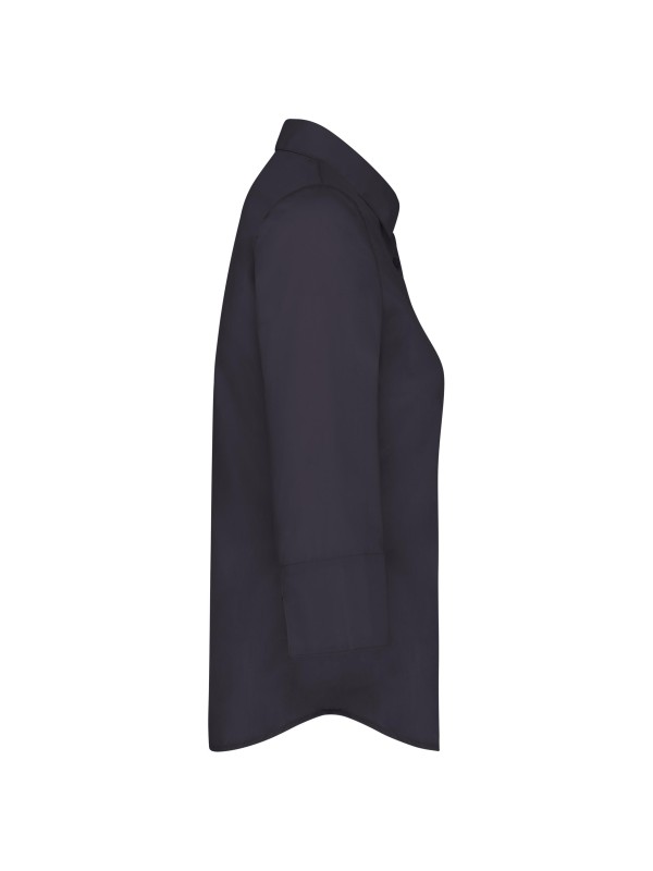 Camisa popeline manga a 3 /4  de tratamento fcil - K558C