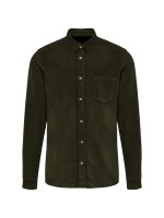 Camisa de bombazina de manga comprida - K599