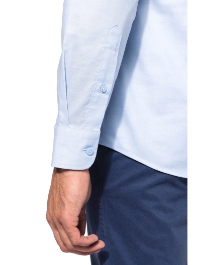 Camisa Oxford manga comprida - K595