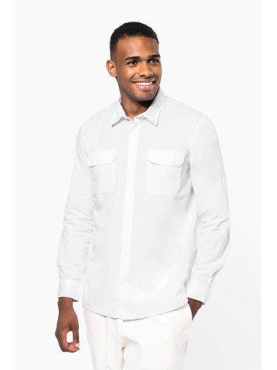 Camisa Safari de manga comprida - K590