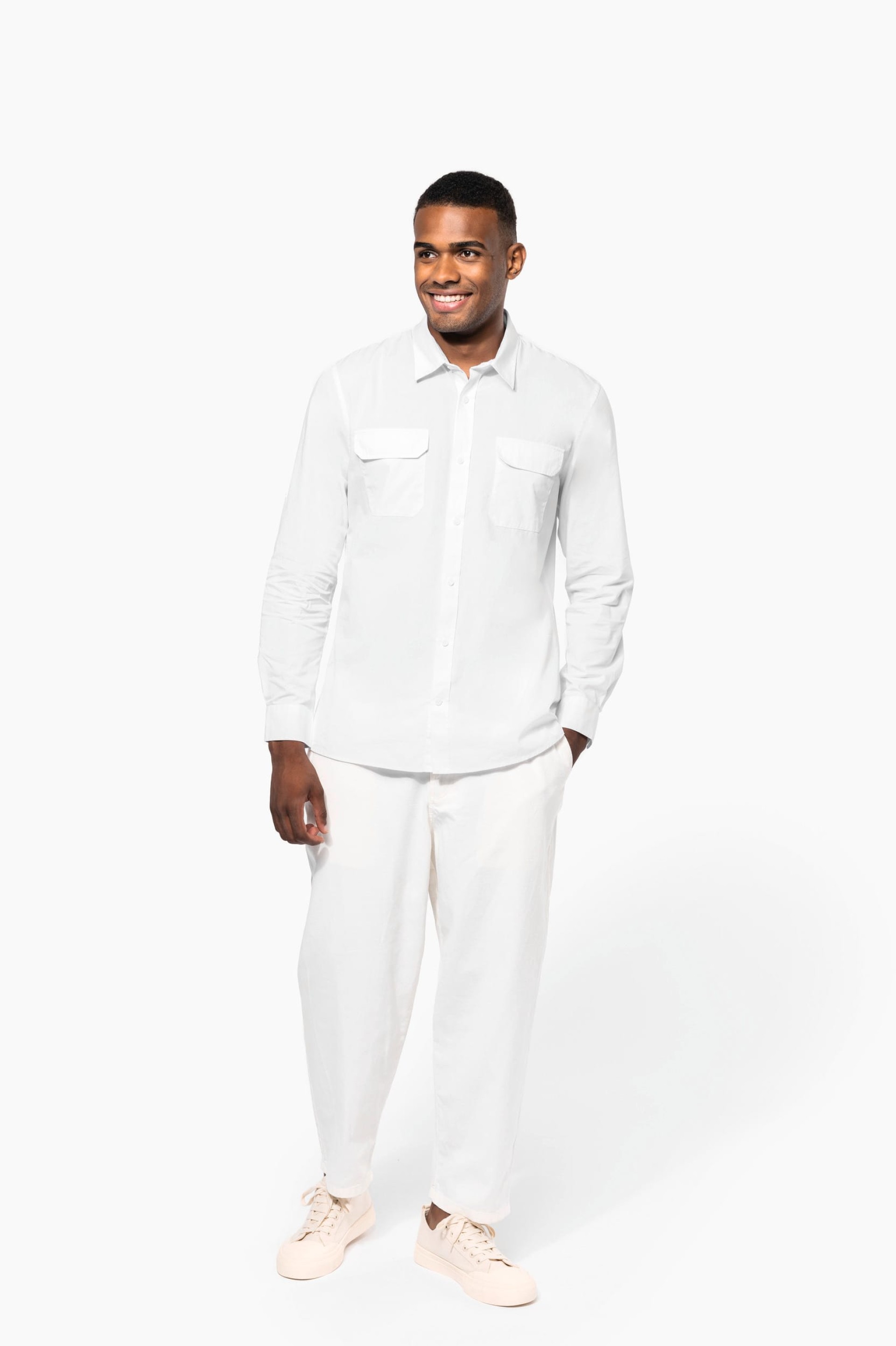 Camisa Safari de manga comprida - K590