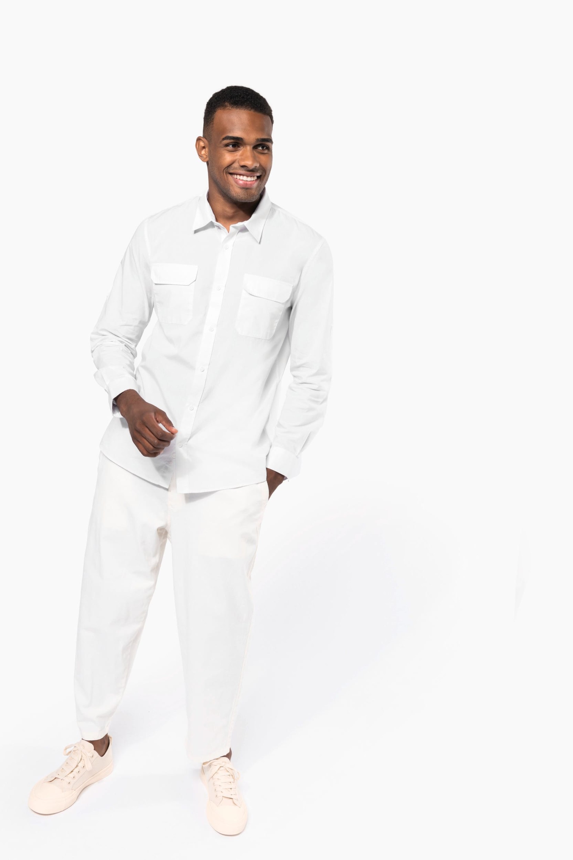 Camisa Safari de manga comprida - K590