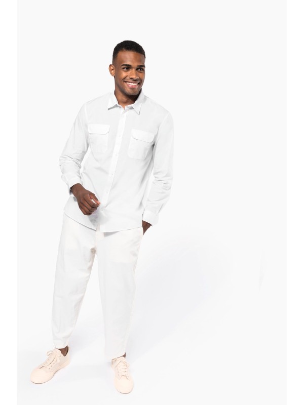 Camisa Safari de manga comprida - K590