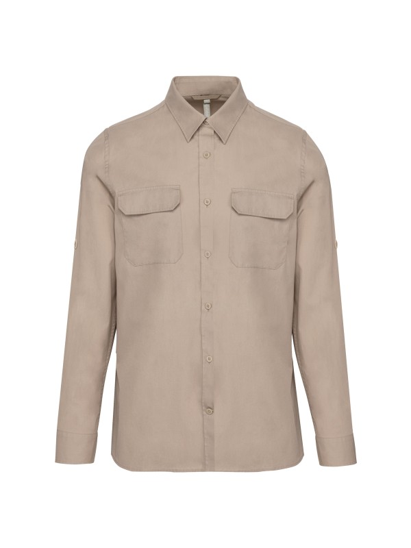 Camisa Safari de manga comprida - K590