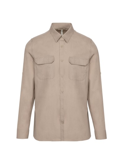 Camisa Safari de manga comprida - K590