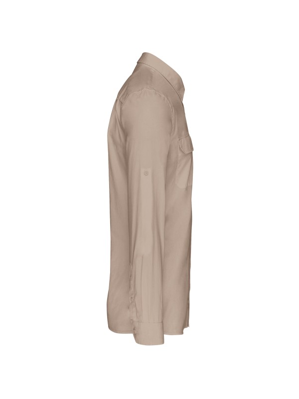 Camisa Safari de manga comprida - K590