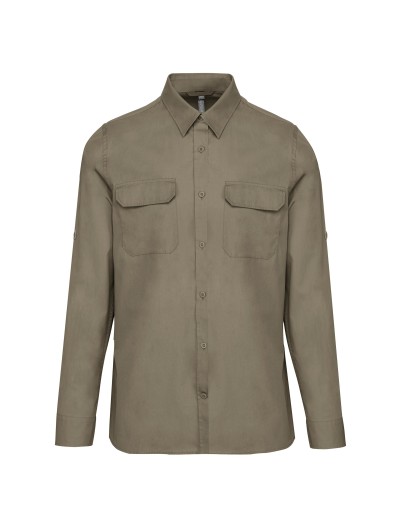 Camisa Safari de manga comprida - K590