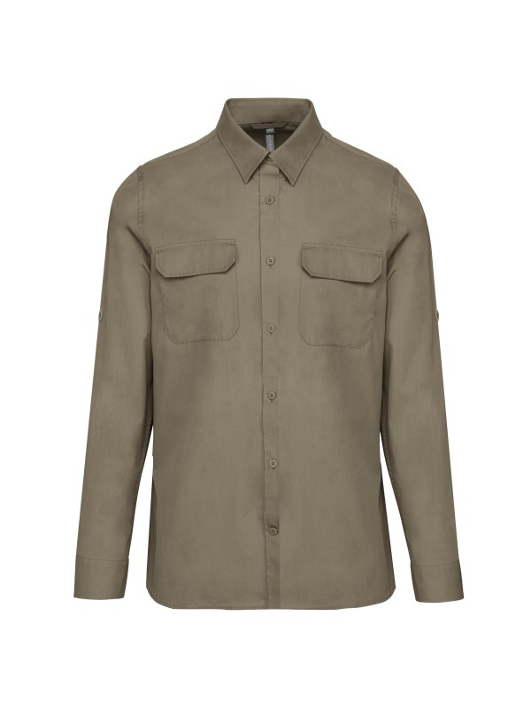 Camisa Safari de manga comprida - K590