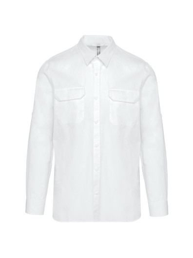 Camisa Safari de manga comprida - K590