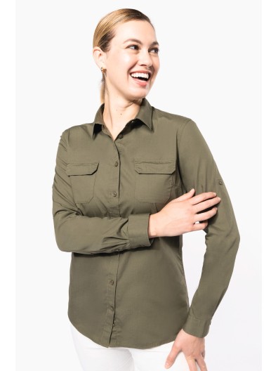 Camisa Safari manga comprida - K591