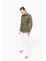 Camisa Safari manga comprida - K591