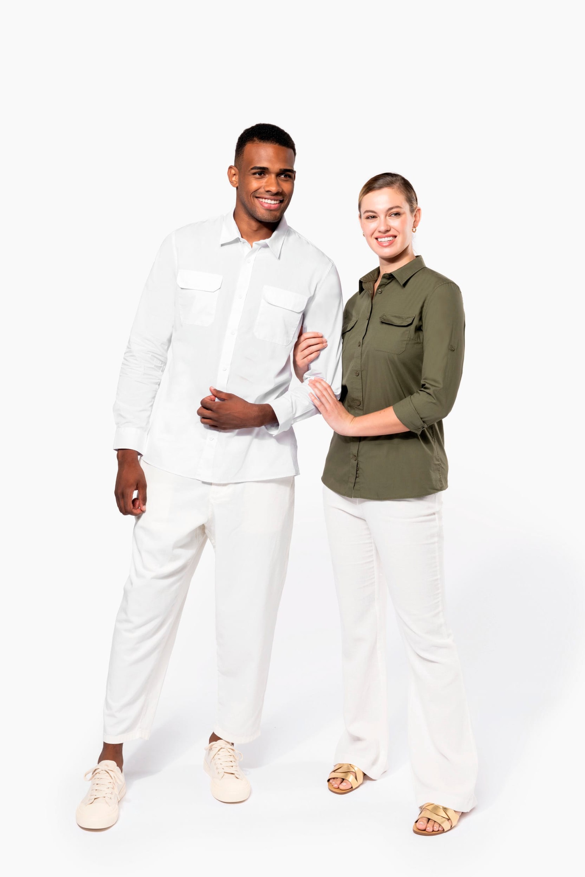 Camisa Safari manga comprida - K591