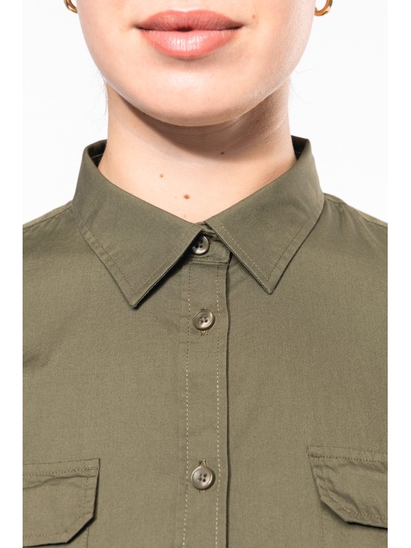 Camisa Safari manga comprida - K591