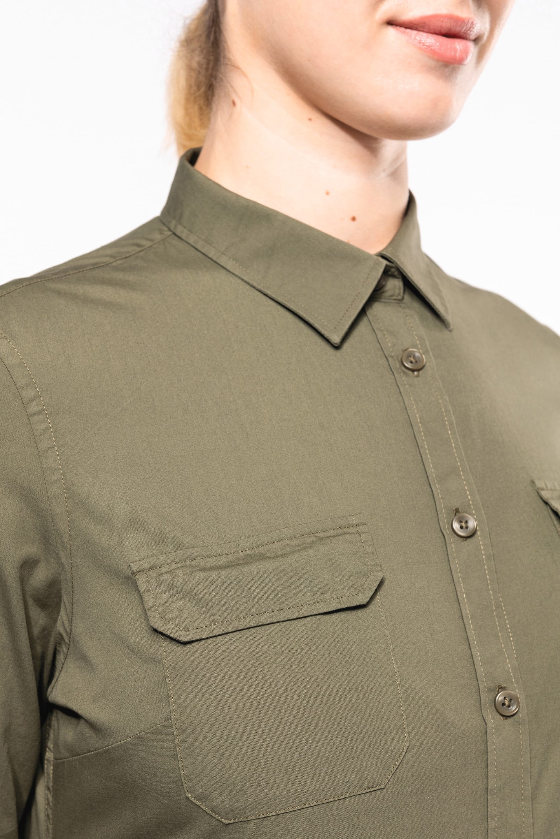 Camisa Safari manga comprida - K591