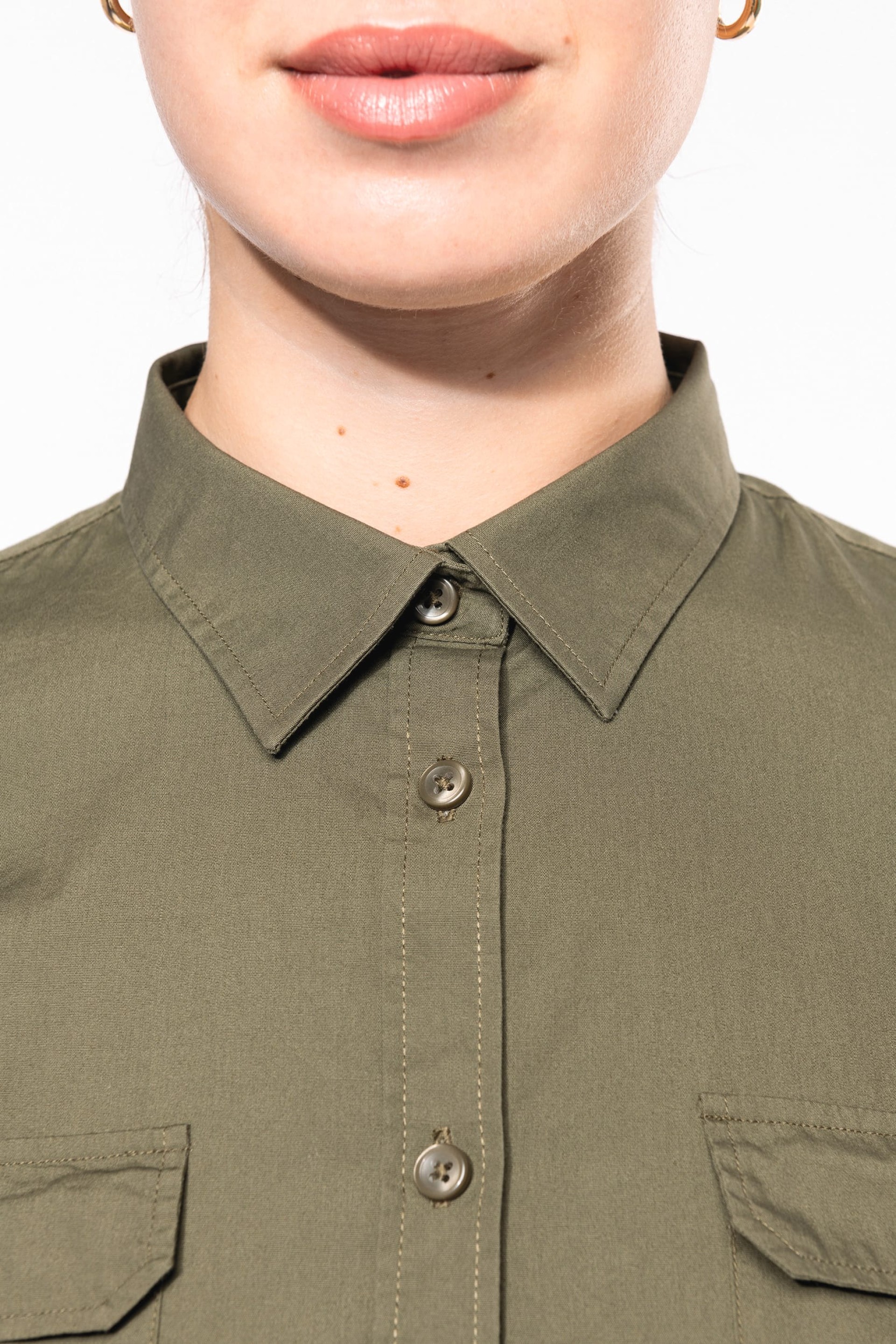 Camisa Safari manga comprida - K591