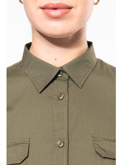 Camisa Safari manga comprida - K591