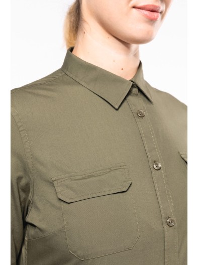 Camisa Safari manga comprida - K591