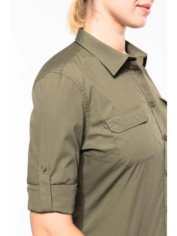 Camisa Safari manga comprida - K591