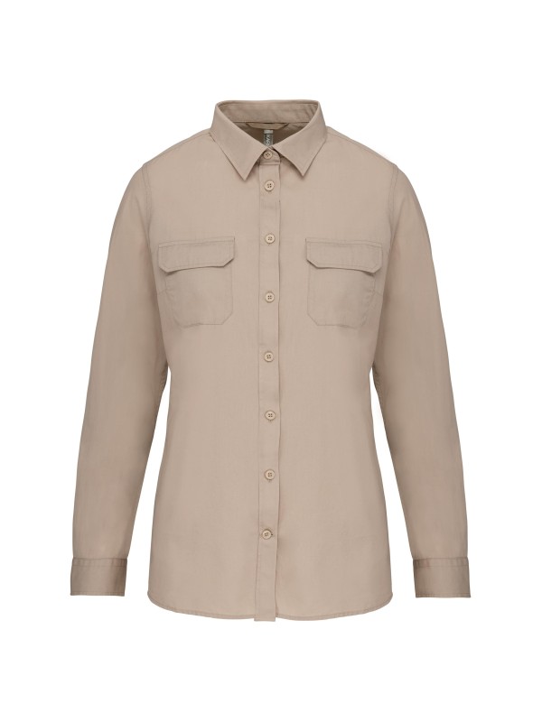 Camisa Safari manga comprida - K591
