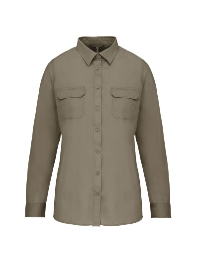 Camisa Safari manga comprida - K591