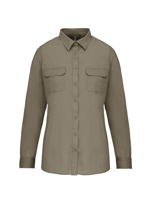 Camisa Safari manga comprida - K591