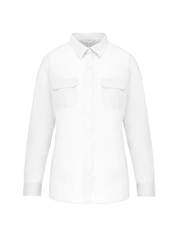 Camisa Safari manga comprida - K591