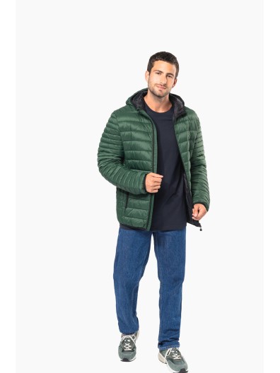 Bluso acolchoado leve com capuz - K6110