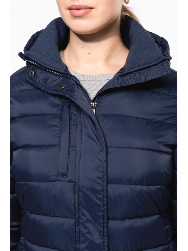 Bluso acolchoado leve com capuz - K6129