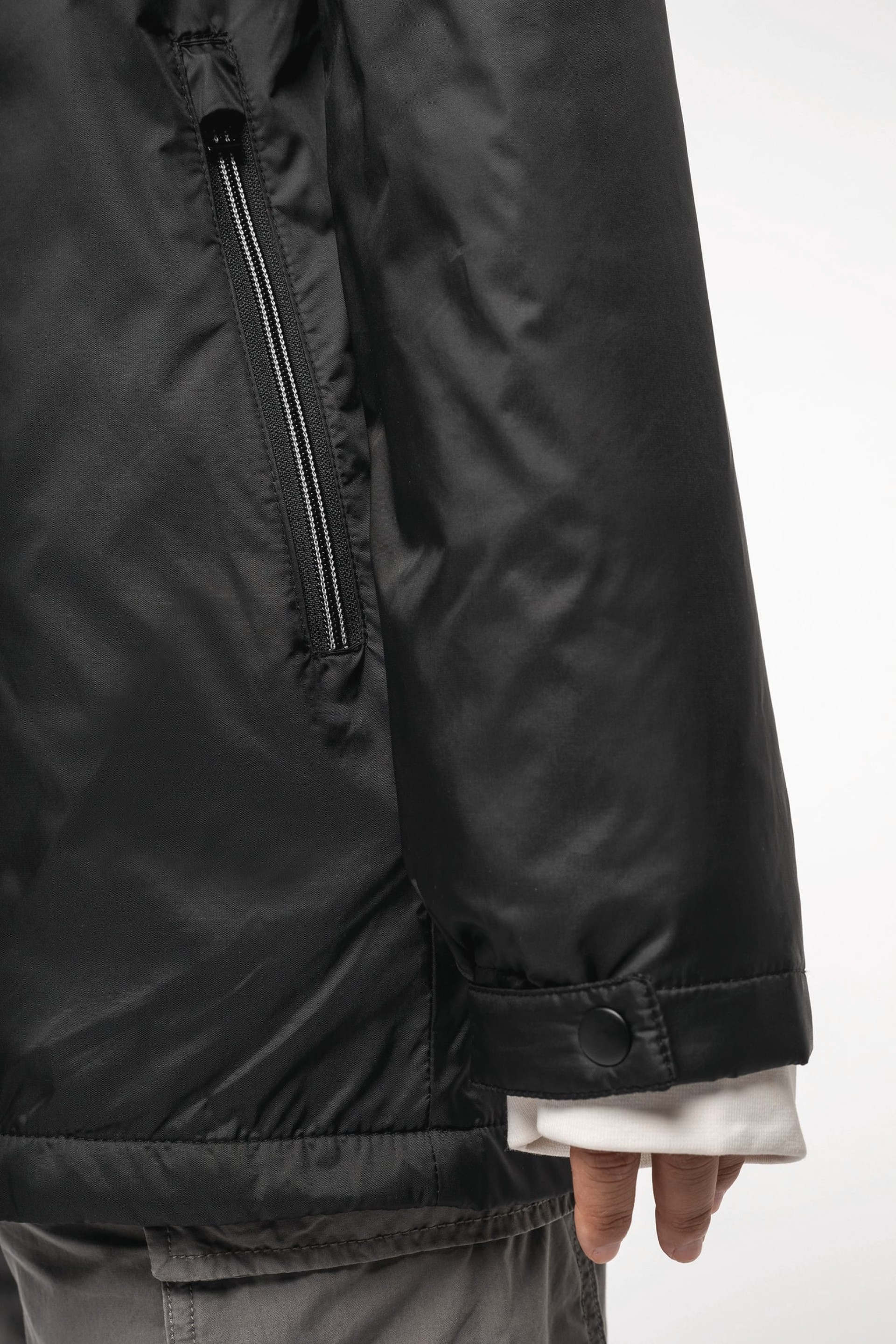 Blusão com capuz e forro micropolar - K6153