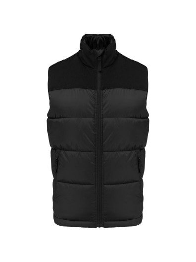 Colete acolchoado bicolor unissexo - K6162
