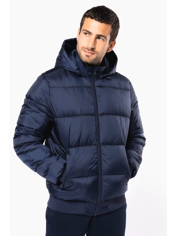 Bluso ripstop reciclado com capuz unissexo - K6166